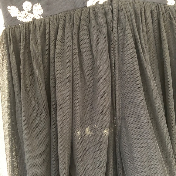 Teeze me 3D bodice mesh ballgown navy size 1 - Picture 4 of 7